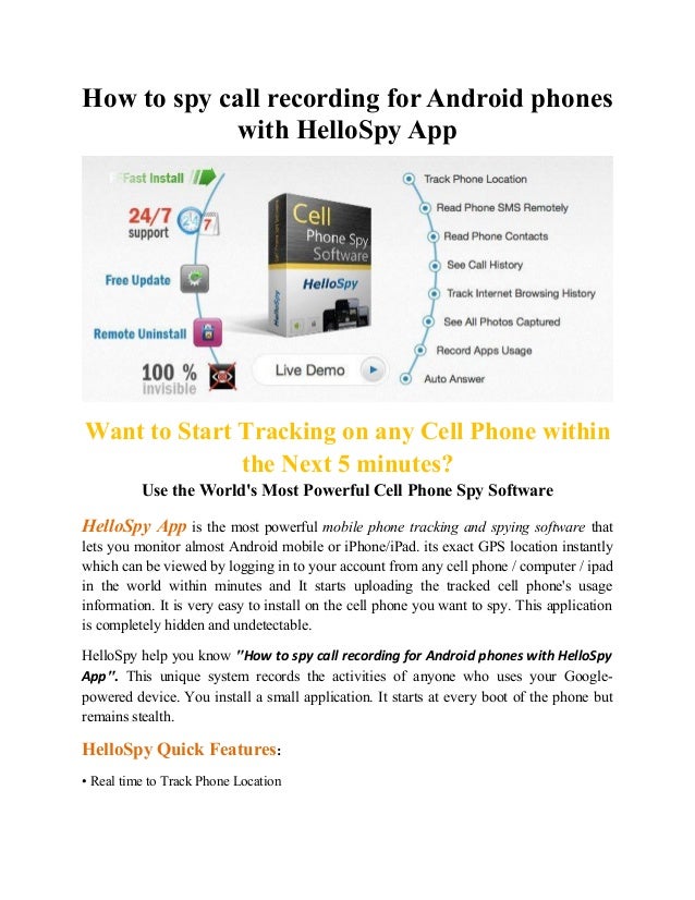 cell phone spy software with call recording